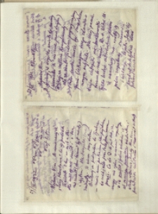 Listy Stanisława Ignacego Witkiewicza do żony Jadwigi z Unrugów Witkiewiczowej. List z 27.04.1932. List z 29.04.1932.