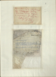 Listy Stanisława Ignacego Witkiewicza do żony Jadwigi z Unrugów Witkiewiczowej. Dalszy ciąg listu z 01.03.1932. List z 17.05.1932.