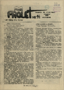 Prolet : tygodnik NSZZ "Solidarność". 1982 nr 14