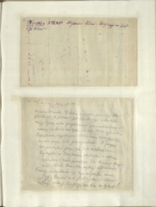 Listy Stanisława Ignacego Witkiewicza do żony Jadwigi z Unrugów Witkiewiczowej. List z 19.01.1933. List z 21.01.1933.