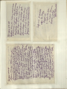 Listy Stanisława Ignacego Witkiewicza do żony Jadwigi z Unrugów Witkiewiczowej. List z 01.04.1933. List z 03.04.1933.