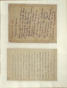 Listy Stanisława Ignacego Witkiewicza do żony Jadwigi z Unrugów Witkiewiczowej. List z 12.05.1933. List z 13.05.1933.