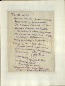 Listy Stanisława Ignacego Witkiewicza do żony Jadwigi z Unrugów Witkiewiczowej. List z 26.05.1933.