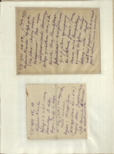 Listy Stanisława Ignacego Witkiewicza do żony Jadwigi z Unrug&oacute;w Witkiewiczowej. List z 04.04.1934. List z 06.04.1934.