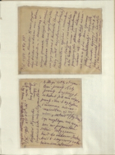 Listy Stanisława Ignacego Witkiewicza do żony Jadwigi z Unrug&oacute;w Witkiewiczowej. List z 07.04.1934. List z 09.04.1934.