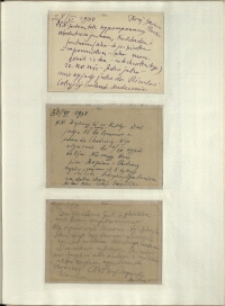 Listy Stanisława Ignacego Witkiewicza do żony Jadwigi z Unrug&oacute;w Witkiewiczowej. Kartka pocztowa z 28.06.1934. Kartka pocztowa z 30.06.1934. Kartka pocztowa z 01.07.1934.