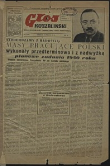 Głos Koszaliński. 1951, styczeń, nr 1