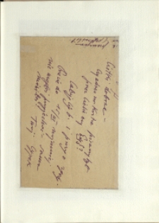 Listy Stanisława Ignacego Witkiewicza do żony Jadwigi z Unrugów Witkiewiczowej. List z 22.03.1935.