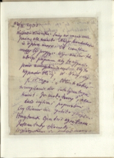 Listy Stanisława Ignacego Witkiewicza do żony Jadwigi z Unrugów Witkiewiczowej. List z 26.03.1935.