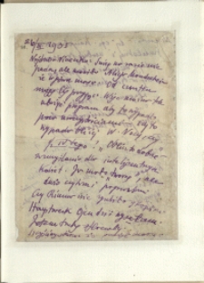 Listy Stanisława Ignacego Witkiewicza do żony Jadwigi z Unrugów Witkiewiczowej. List z 26.03.1935.