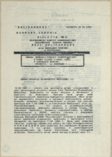Biuletyn Wojewódzkiej Komisji Koordynacyjnej Pracowników Ochrony Zdrowia. 1990 nr 8