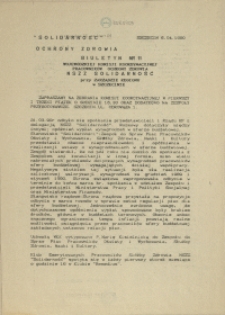 Biuletyn Wojewódzkiej Komisji Koordynacyjnej Pracowników Ochrony Zdrowia. 1990 nr 11