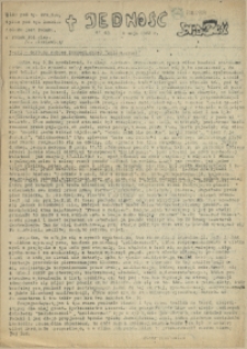 Jedność : Organ Międzyzakładowego Komitetu Strajkowego przy Stoczni im. Adolfa Warskiego. 1982 nr 63