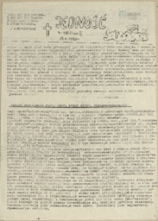 Jedność : Organ Międzyzakładowego Komitetu Strajkowego przy Stoczni im. Adolfa Warskiego. 1982 nr 13/73