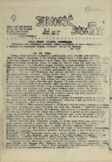 Jedność : Organ Międzyzakładowego Komitetu Strajkowego przy Stoczni im. Adolfa Warskiego. 1982 nr 24/84