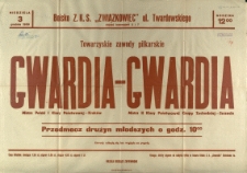 [Afisz] Towarzyskie zawody piłkarskie [...]