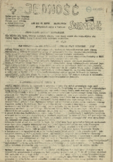 Jedność : Organ Międzyzakładowego Komitetu Strajkowego przy Stoczni im. Adolfa Warskiego. 1982 nr 30/90