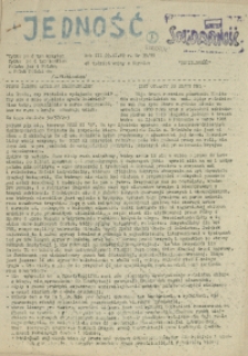 Jedność : Organ Międzyzakładowego Komitetu Strajkowego przy Stoczni im. Adolfa Warskiego. 1982 nr 35/93