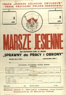 [Afisz] Marsze Jesienne [...]