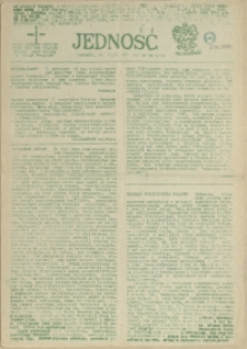 Jedność : Organ Międzyzakładowego Komitetu Strajkowego przy Stoczni im. Adolfa Warskiego. 1985 nr 5