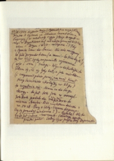 Listy Stanisława Ignacego Witkiewicza do żony Jadwigi z Unrugów Witkiewiczowej. List z 13.03.1936.