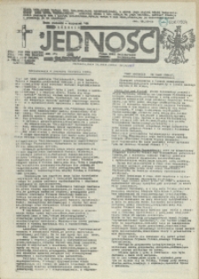 Jedność : Organ Międzyzakładowego Komitetu Strajkowego przy Stoczni im. Adolfa Warskiego. 1985 nr 9