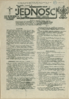 Jedność : Organ Międzyzakładowego Komitetu Strajkowego przy Stoczni im. Adolfa Warskiego. 1985 nr 15