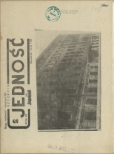 Jedność : Organ Międzyzakładowego Komitetu Strajkowego przy Stoczni im. Adolfa Warskiego. 1986 nr 2