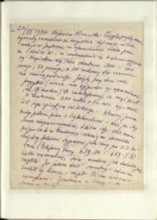 Listy Stanisława Ignacego Witkiewicza do żony Jadwigi z Unrugów Witkiewiczowej. List z 23.07.1936.