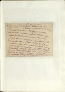 Listy Stanisława Ignacego Witkiewicza do żony Jadwigi z Unrugów Witkiewiczowej. Kartka pocztowa z 08.08.1936.