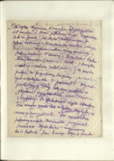 Listy Stanisława Ignacego Witkiewicza do żony Jadwigi z Unrugów Witkiewiczowej. List z 05.09.1936.