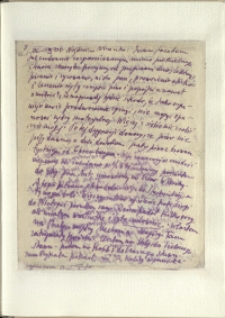 Listy Stanisława Ignacego Witkiewicza do żony Jadwigi z Unrugów Witkiewiczowej. List z 08.09.1936.