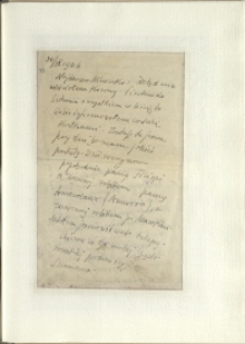 Listy Stanisława Ignacego Witkiewicza do żony Jadwigi z Unrugów Witkiewiczowej. List z 30.09.1936.