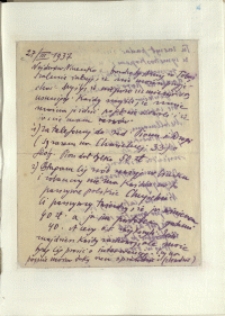 Listy Stanisława Ignacego Witkiewicza do żony Jadwigi z Unrugów Witkiewiczowej. List z 27.03.1937.