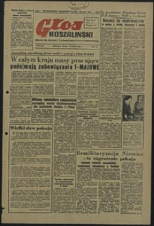 Głos Koszaliński. 1951, marzec, nr 84