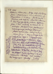 Listy Stanisława Ignacego Witkiewicza do żony Jadwigi z Unrugów Witkiewiczowej. List z 04.03.1938.