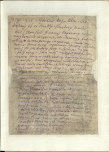 Listy Stanisława Ignacego Witkiewicza do żony Jadwigi z Unrugów Witkiewiczowej. List z 29.04.1938.