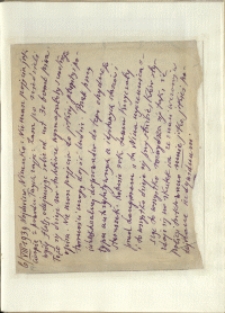 Listy Stanisława Ignacego Witkiewicza do żony Jadwigi z Unrugów Witkiewiczowej. List z 06.08.1939.