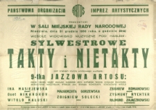 [Afisz] Sylwestrowe takty i nietakty