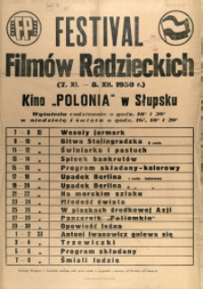 [Afisz] Festival Filmów Radzieckich