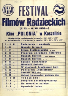 [Afisz] Festival Filmów Radzieckich