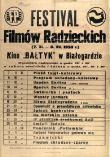 [Afisz] Festival Filmów Radzieckich