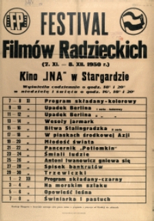 [Afisz] Festival Filmów Radzieckich