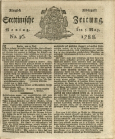 Königlich privilegirte Stettinische Zeitung. 1788 No. 36