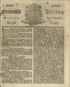 Königlich privilegirte Stettinische Zeitung. 1788 No. 96