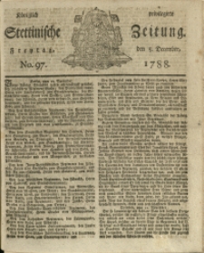 Königlich privilegirte Stettinische Zeitung. 1788 No. 97