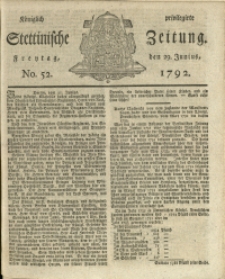 Königlich privilegirte Stettinische Zeitung. 1792 No. 52