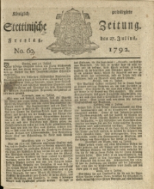 Königlich privilegirte Stettinische Zeitung. 1792 No. 60