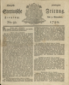 Königlich privilegirte Stettinische Zeitung. 1792 No. 90