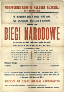 [Afisz] Biegi Narodowe